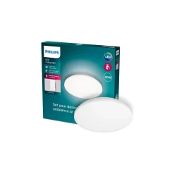 Philips LED Taklampa Izso Vit 40W 4300lm - 827-865 Justerbar Vit | Dimbar - Fjärrkontroll