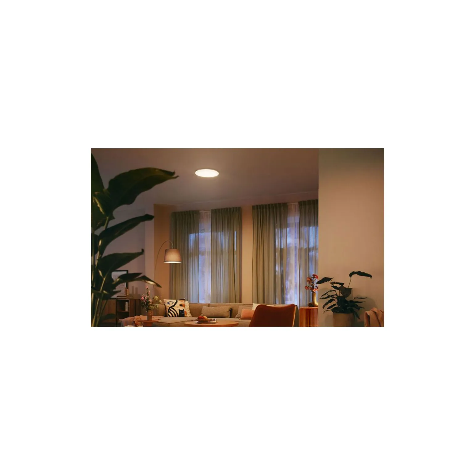 Philips LED Taklampa Izso Vit 24W 2500lm - 827-865 Justerbar Vit | Dimbar - Fjärrkontroll