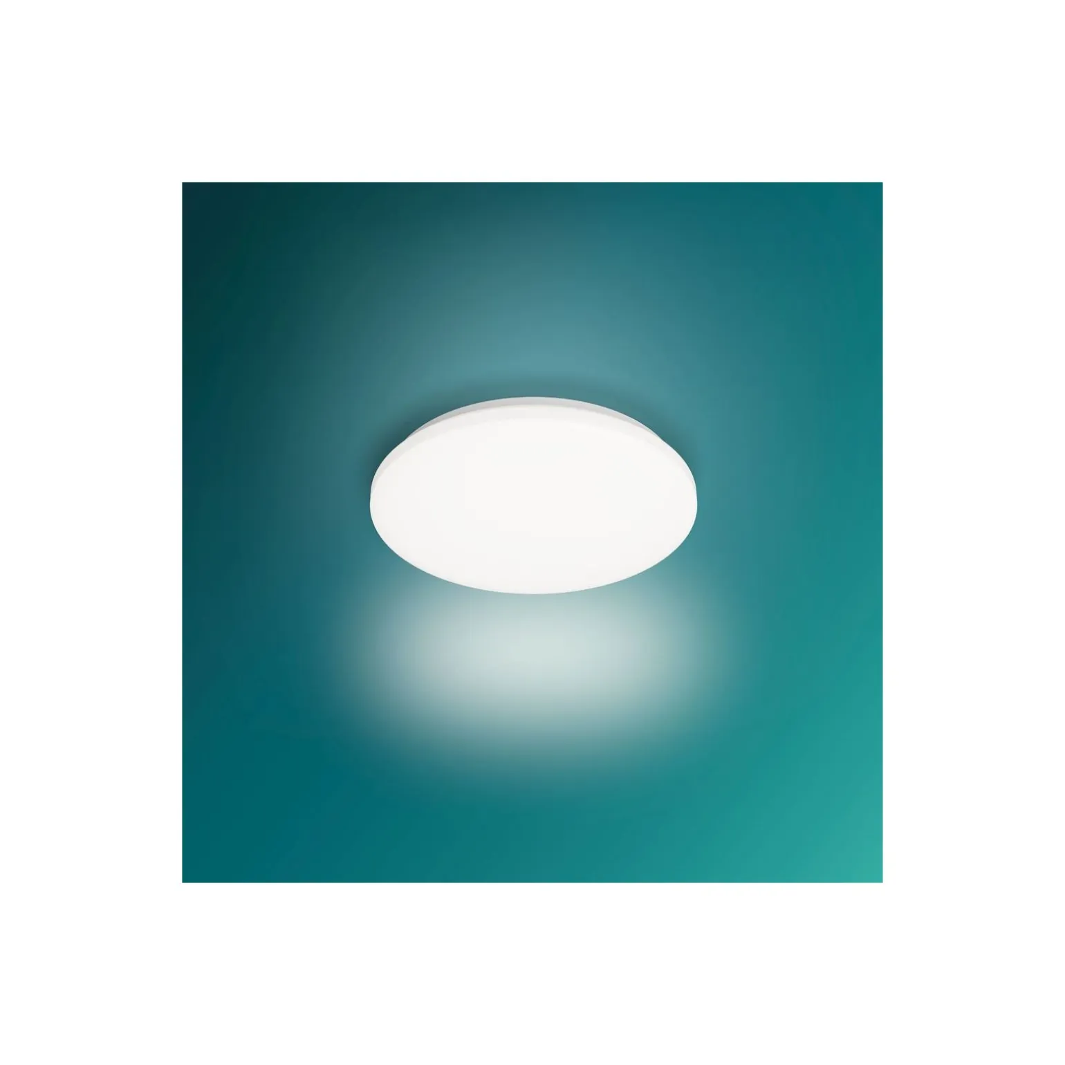 Philips LED Taklampa Izso Vit 24W 2500lm - 827-865 Justerbar Vit | Dimbar - Fjärrkontroll
