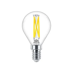 Philips MASTER LED E14 Boll Filament Klar 2.5W 340lm - 922-927 Dim To Warm | Bästa Färgåtergivning - Dimbar - Ersättare 25W