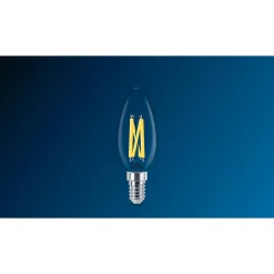 Philips MASTER LED E27 Kronljus Filament Klar 3.4W 470lm - 922-927 Dim To Warm | Bästa Färgåtergivning - Dimbar - Ersättare 40W