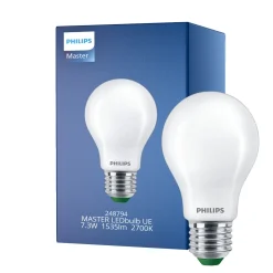 Philips MASTER LED Lampa Ultra Efficient E27 Päron Matt 7.3W 1535lm - 827 Extra Varm Vit | Ersättare 100W