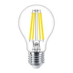 Philips MASTER Value LED Lampa E27 Päron Klar 7.8W 1055lm - 927 Extra Varm Vit | Bästa färgåtergivning - Dimbar - Ersättare 75W