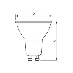 Philips MASTER Value LED Spot GU10 PAR16 3.7W 370lm 60D - 940 Kallvit | Bästa Färgåtergivning - Dimbar - Ersättare 50W