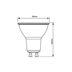 Philips MASTER Value LED Spot GU10 PAR16 3.7W 355lm 36D - 922-927 Dim to Warm | Bästa Färgåtergivning - Dimbar - Ersättare 50W