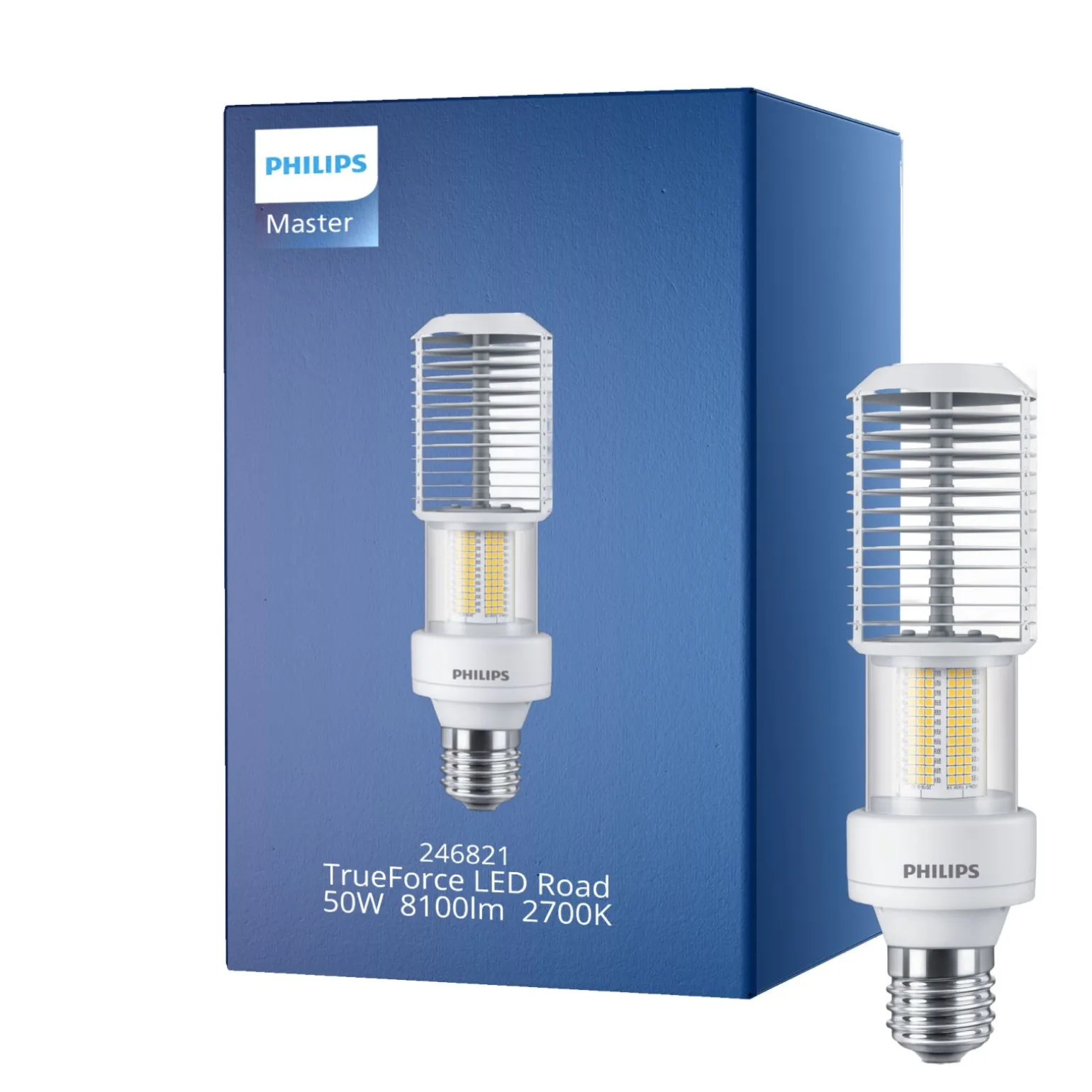 Philips TrueForce offentlig (vägar – SON) Master LED SON-T M E40 50W 8100lm - 727 Extra Varm Vit | Ersättare 100W