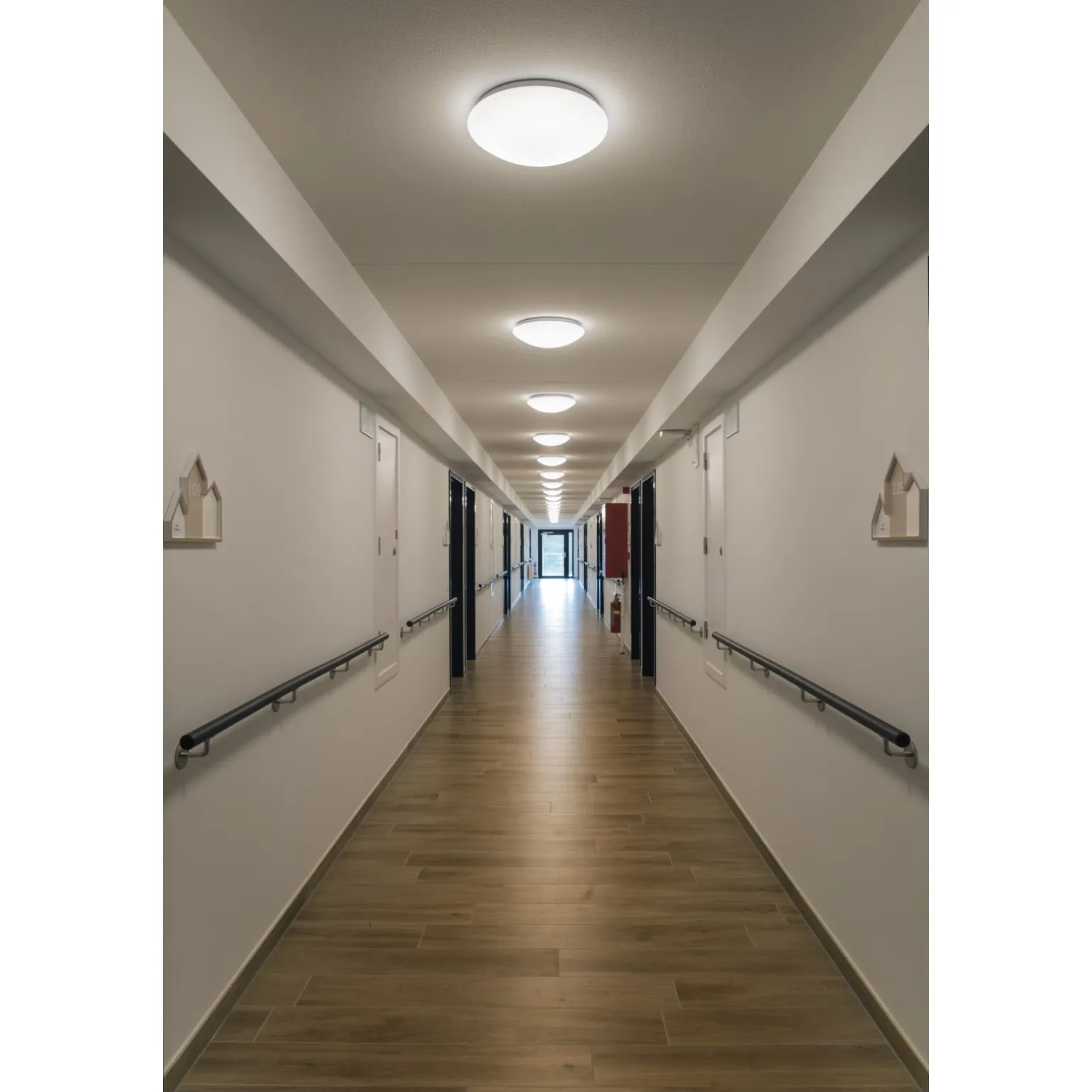 SLV Lipsy Wall/Taklampa Aluminium Vit 17.5W 2050lm - 830 Varm Vit | IP44