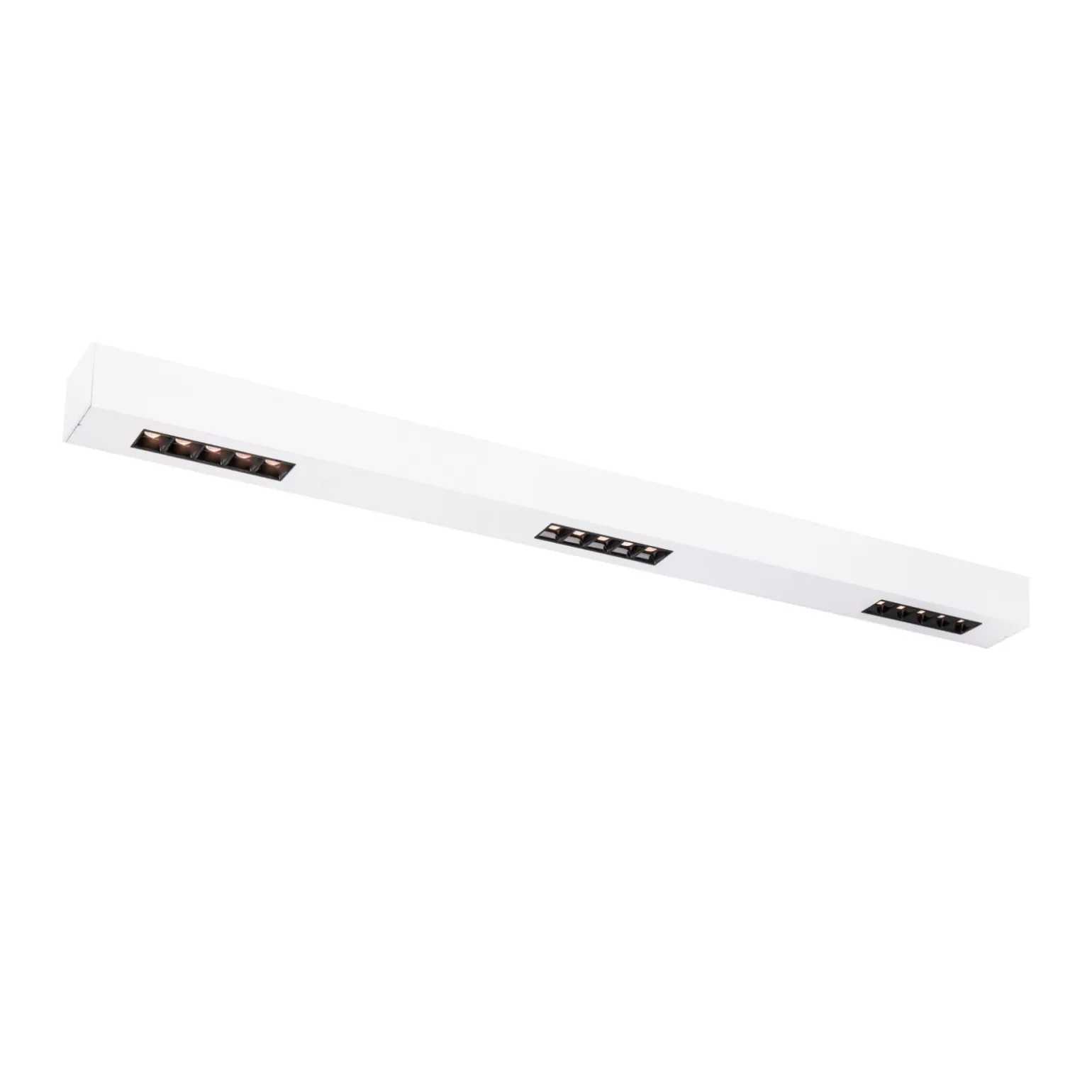 SLV Q-Line Wall/Taklampa Aluminium Vit 46W 2100lm - 930 Varm Vit | Bästa Färgåtergivning - UGR<11 - Dimbar