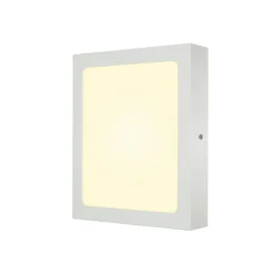 SLV Senser Wall/Taklampa Aluminium Vit 15W 1140lm - 930 Varm Vit | Bästa Färgåtergivning - Dimbar