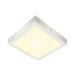 SLV Senser Wall/Taklampa Aluminium Vit 15W 1140lm - 930 Varm Vit | Bästa Färgåtergivning - Dimbar