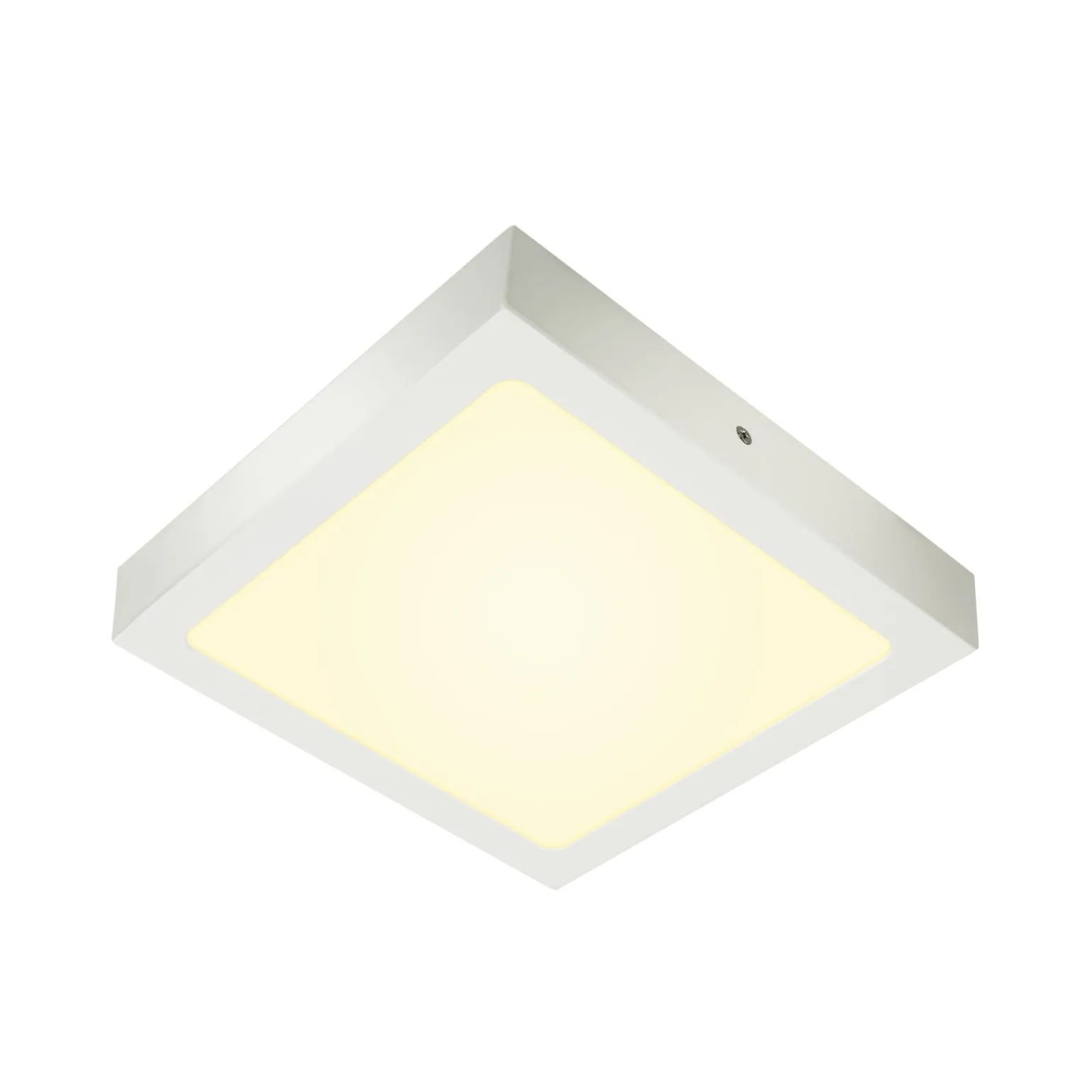 SLV Senser Wall/Taklampa Aluminium Vit 15W 1140lm - 930 Varm Vit | Bästa Färgåtergivning - Dimbar