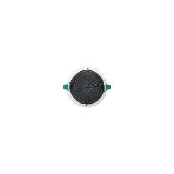 Sylvania LED Downlight Insaver Slim Aluminium Vit 13W 1650lm 70D - 830 Varm Vit | Utskärning 175mm - IP44 - UGR <19