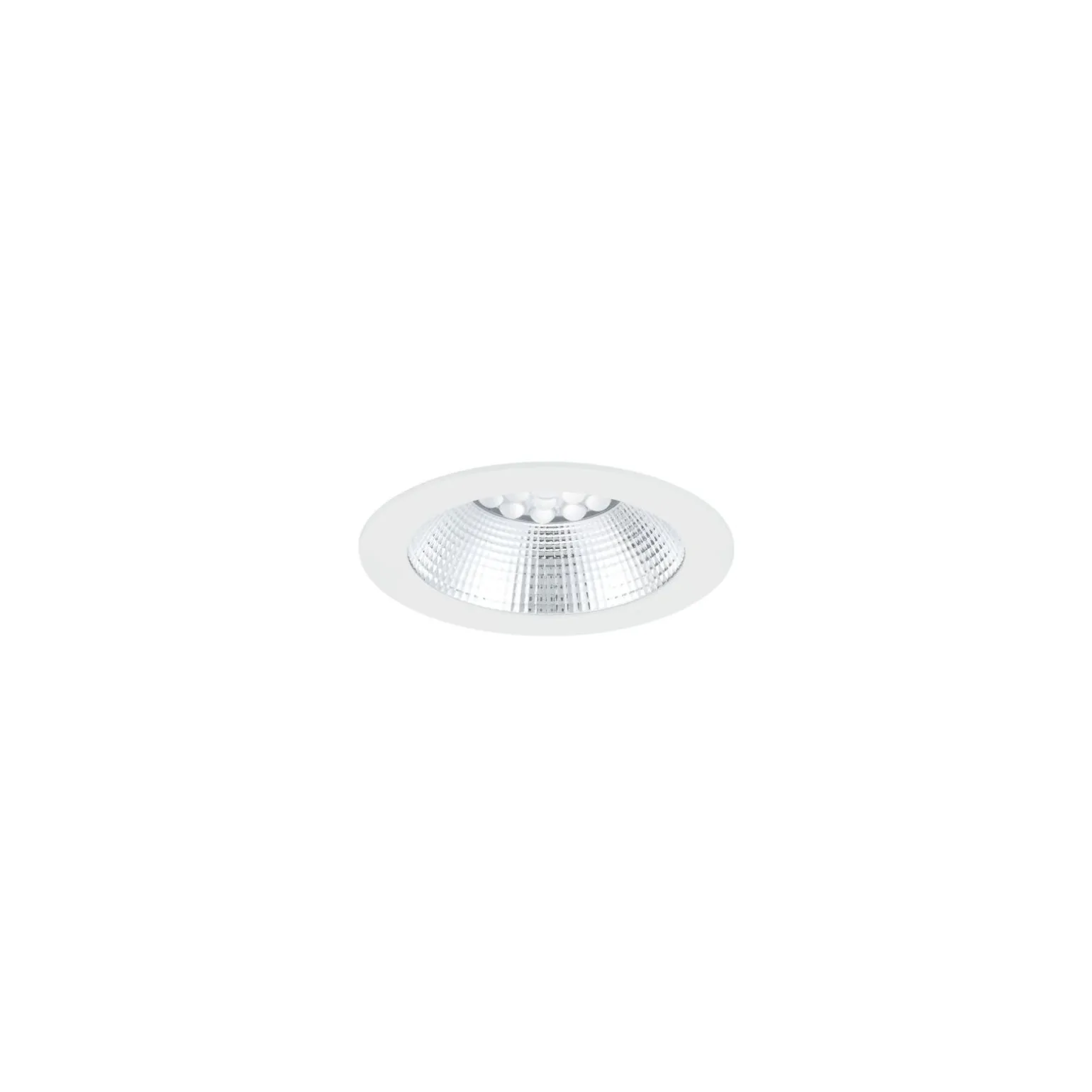 Sylvania LED Downlight Insaver Slim Aluminium Vit 1150lm 70D - 830 Varm Vit | Utskärning 150mm - IP44 - UGR <19