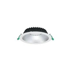 Sylvania LED Downlight Insaver Slim Aluminium Vit 2500lm 70D - 840 Kallvit | Utskärning 225mm - IP44