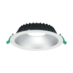 Sylvania LED Downlight Insaver Slim Aluminium Vit 2500lm 70D - 840 Kallvit | Utskärning 225mm - IP44