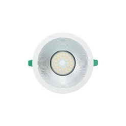 Sylvania LED Downlight Insaver Slim Aluminium Vit 2500lm 70D - 840 Kallvit | Utskärning 225mm - IP44
