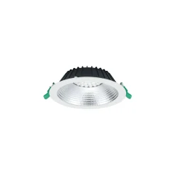 Sylvania LED Downlight Insaver Slim Aluminium Vit 2500lm 70D - 840 Kallvit | Utskärning 205mm - IP44 - UGR <19