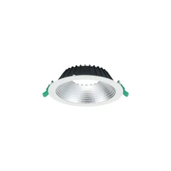 Sylvania LED Downlight Insaver Slim Aluminium Vit 2500lm 70D - 840 Kallvit | Utskärning 205mm - IP44 - UGR <19