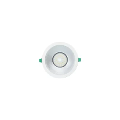 Sylvania LED Downlight Insaver Slim 225 Aluminium Vit 41W 4800lm 70D - 830 Varm Vit | Utskärning 225mm - IP44 - Dimbar