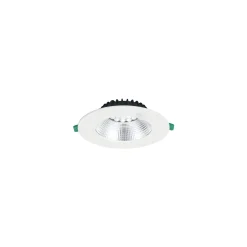 Sylvania LED Downlight Insaver Slim Aluminium Vit 13W 1200lm 70D - 840 Kallvit | Utskärning 175mm - IP44 - UGR <19 - Rörelsesensor
