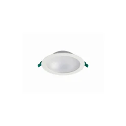 Sylvania LED Downlight Start 205 Aluminium Vit 20W 2100lm 74D - 830 Varm Vit | Utskärning 205mm - IP54 - Dimbar