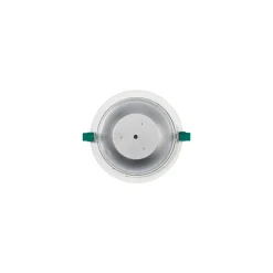 Sylvania LED Downlight Start 205 Aluminium Vit 20W 2100lm 74D - 830 Varm Vit | Utskärning 205mm - IP54 - Dimbar
