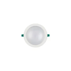 Sylvania LED Downlight Start 205 Aluminium Vit 20W 2100lm 74D - 830 Varm Vit | Utskärning 205mm - IP54 - Dimbar