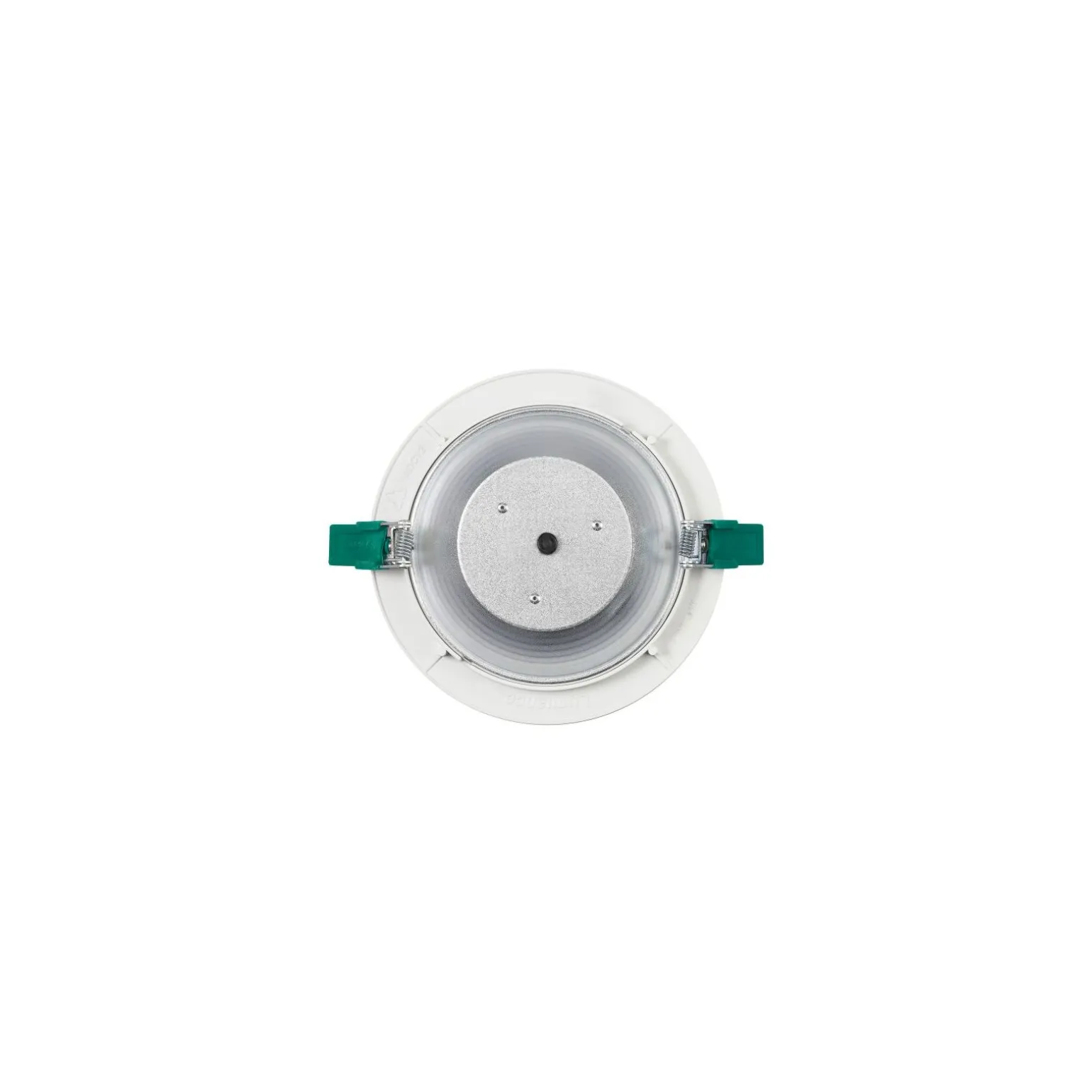 Sylvania LED Downlight Start IP44 150 Aluminium Vit 12W 1200lm 74D - 830 Varm Vit | Utskärning 150mm - IP54 - Dimbar
