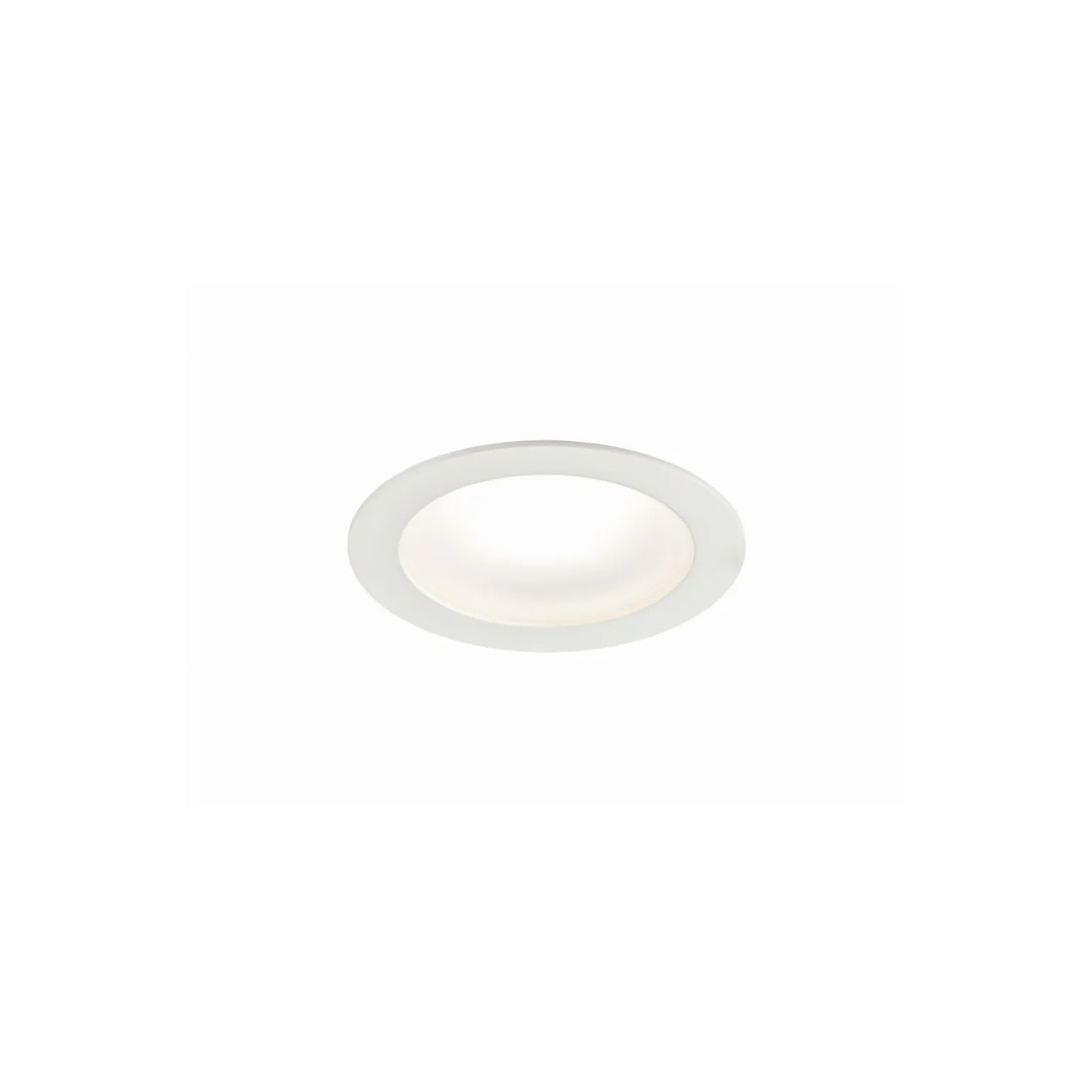Sylvania LED Downlight Start IP44 150 Aluminium Vit 12W 1200lm 74D - 830 Varm Vit | Utskärning 150mm - IP54 - Dimbar