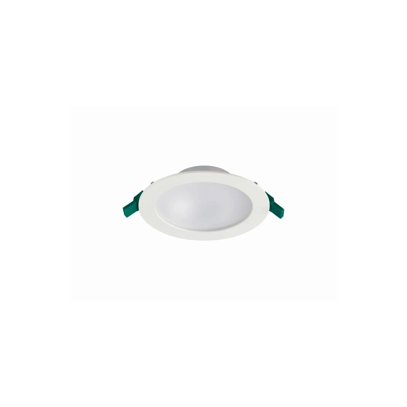 Sylvania LED Downlight Start IP44 150 Aluminium Vit 12W 1200lm 74D - 830 Varm Vit | Utskärning 150mm - IP54 - Dimbar