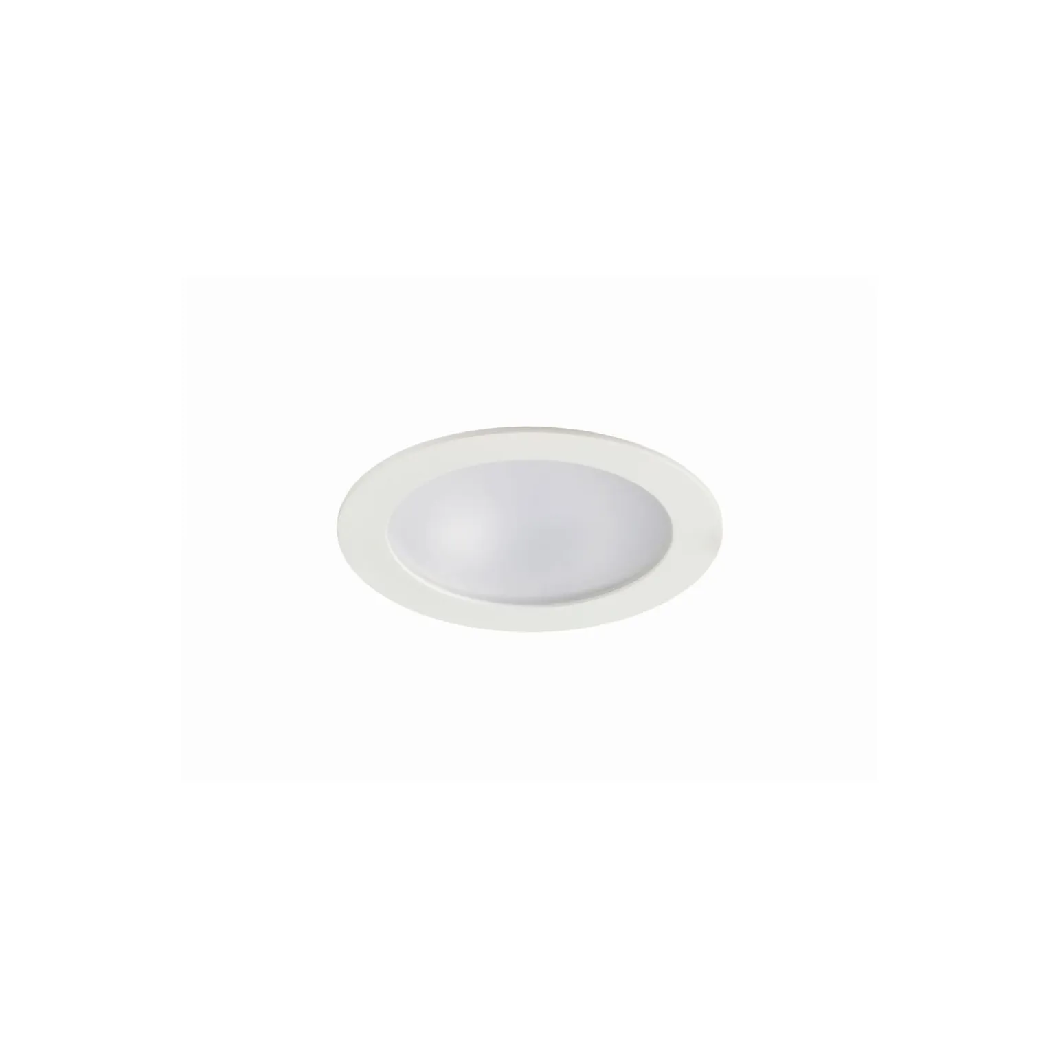 Sylvania LED Downlight Start IP44 150 Aluminium Vit 12W 1200lm 74D - 830 Varm Vit | Utskärning 150mm - IP54 - Dimbar