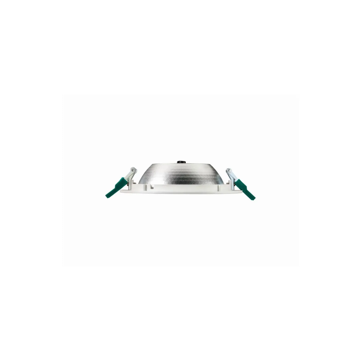 Sylvania LED Downlight Start IP44 150 Aluminium Vit 12W 1200lm 74D - 830 Varm Vit | Utskärning 150mm - IP54 - Dimbar
