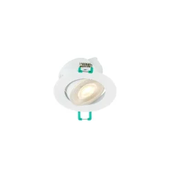 Sylvania LED Spot Start Plast Vit 550lm - 827-830-840 CCT | 87mm - IP44 - Dimbar