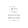 THORNeco LED Allmänbruksarmatur Vattentät Julie 19W 2200lm - 840 Kallvit | 60cm
