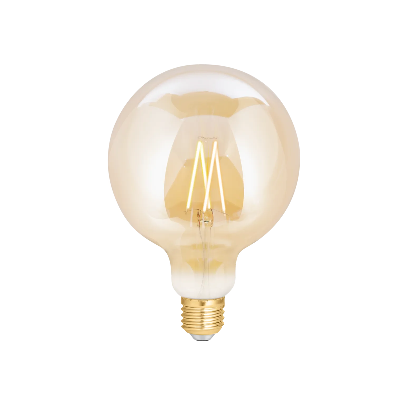 WiZ Smart LED E27 Globe Filament Ambar 125mm 6.5W 720lm - 820-845 Justerbar Vit | Dimbar - Ersättare 50W